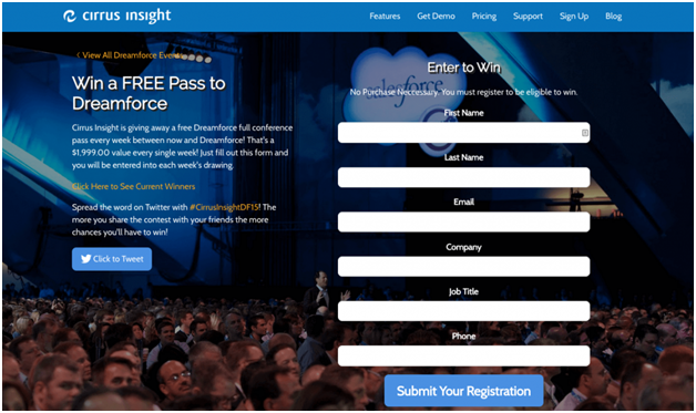 Landing Page and How to Use Them - cirrus insight