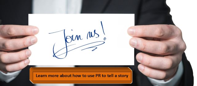 learn how to use pr to tell a story
