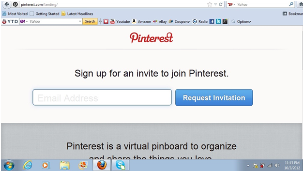 Landing Page and How to Use Them - pinterest signup page