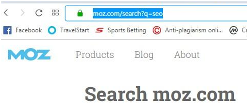 google analytics search moz