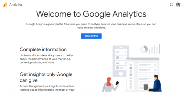 welcome to google analytics